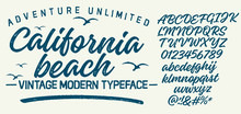Vintage Brush Script Modern Alphabet. Retro Typeface. Textured Unique Brush In Alphabet Style. Letters.Vector Alphabet. Exclusive Custom Letters.