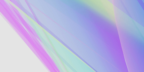 Poster - Abstract colourful green and violet curves background illustration 2d rendering