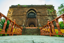Ancient Pagoda In Chet Yod Temple