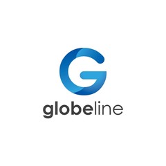 Canvas Print - Globe Line Logo Industrial And Technology