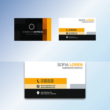modern business card template