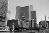 Fototapeta Miasto - Chicago River architecture