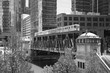 Chicago elevated train