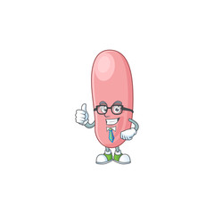 Canvas Print - Cartoon character design of legionella pneunophilla successful businessman