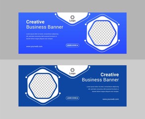 Set of Creative Business Web Banner Template