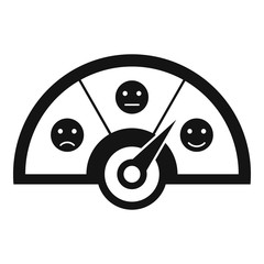 Poster - Progress credit score icon. Simple illustration of progress credit score vector icon for web design isolated on white background