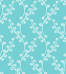 Naklejka na meble Seamless Pattern Design, Hand-drawn Paisley Style