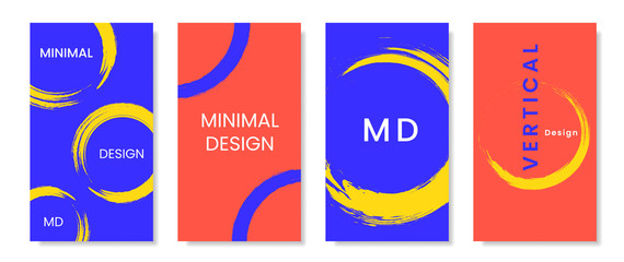 Poster - Colorful, vivid templates for social media story