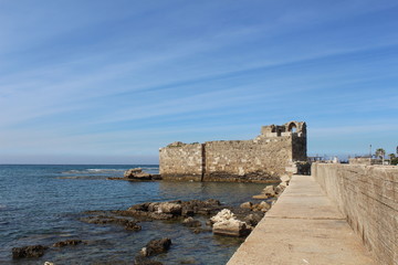 old fortress in the sea