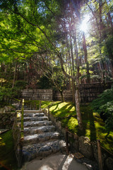 Canvas Print - Silver Pavillion Ginkakuji Temple Kyoto Japan