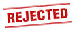 © Aquir - rejected stamp. rejected label. square grunge sign