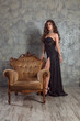 © kuznechik42 - Girl in long fashion black dress