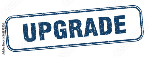 Fotomural upgrade stamp. upgrade square grunge sign. label
