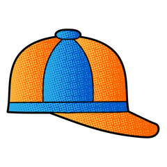 Poster - casual hat vector design. digital hand drawn. comic style