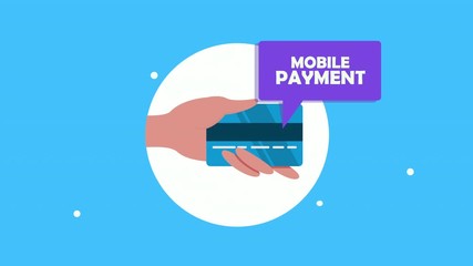 Poster - mobile payment with credit card