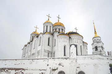 Wall Mural - The evening clouds skyline at Assumption Cathedral,Known as 