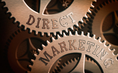 Poster - conceptual hand writing showing direct marketing. concept meaning business of selling products or se