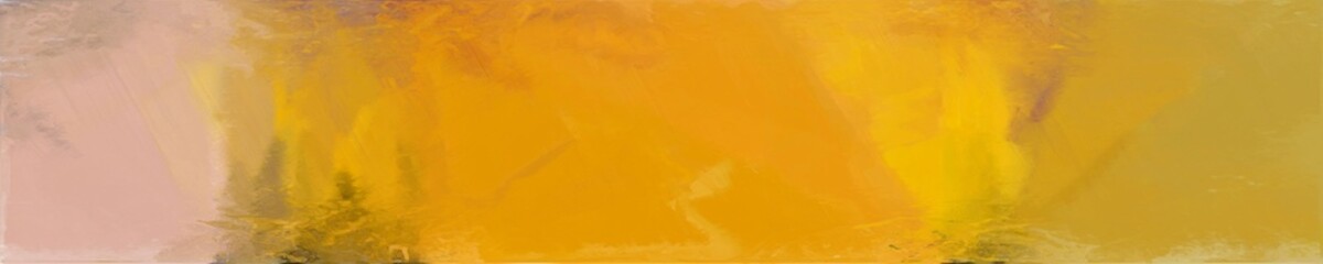 Aufkleber - abstract long wide horizontal background with golden rod, tan and dark khaki colors