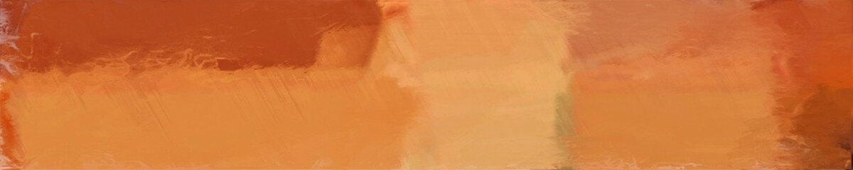 Aufkleber - abstract graphic element with long wide horizontal background with bronze, sandy brown and sienna colors