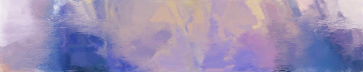 Wall Mural - abstract graphic element with long wide horizontal background with pastel purple, dark slate blue and light slate gray colors