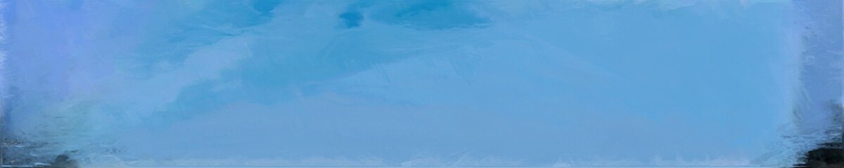 Poster - abstract natural long wide horizontal background with corn flower blue, very dark blue and steel blue colors