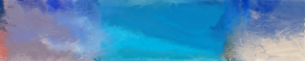 Poster - abstract natural long wide horizontal background with steel blue, silver and light slate gray colors