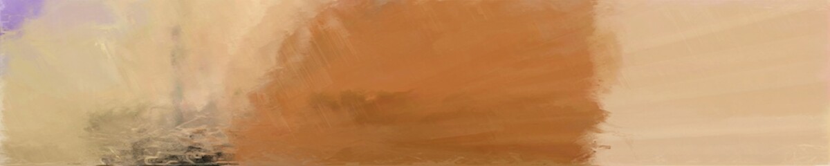 Poster - abstract natural long wide horizontal background with tan, sienna and peru colors