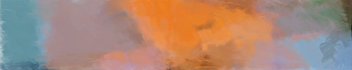 Aufkleber - abstract graphic element with long wide horizontal background with rosy brown, gray gray and bronze colors