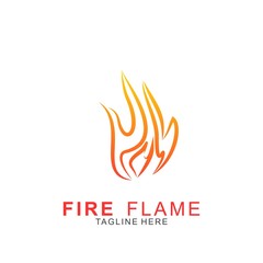 Wall Mural - Fire logo with modern concept