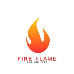 Wall Mural - Fire logo with modern concept