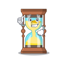 Sticker - Chronometer cartoon character design making OK gesture