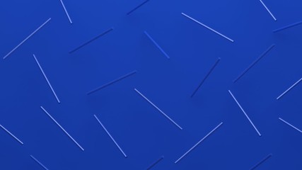 Poster - Abstract 3d render, blue background design, seamless looped 4k animation
