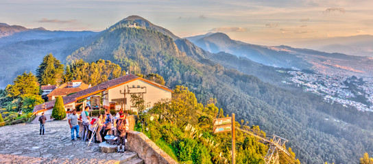 Wall Mural - Sunset over Bogota, Colombia, HDR Image