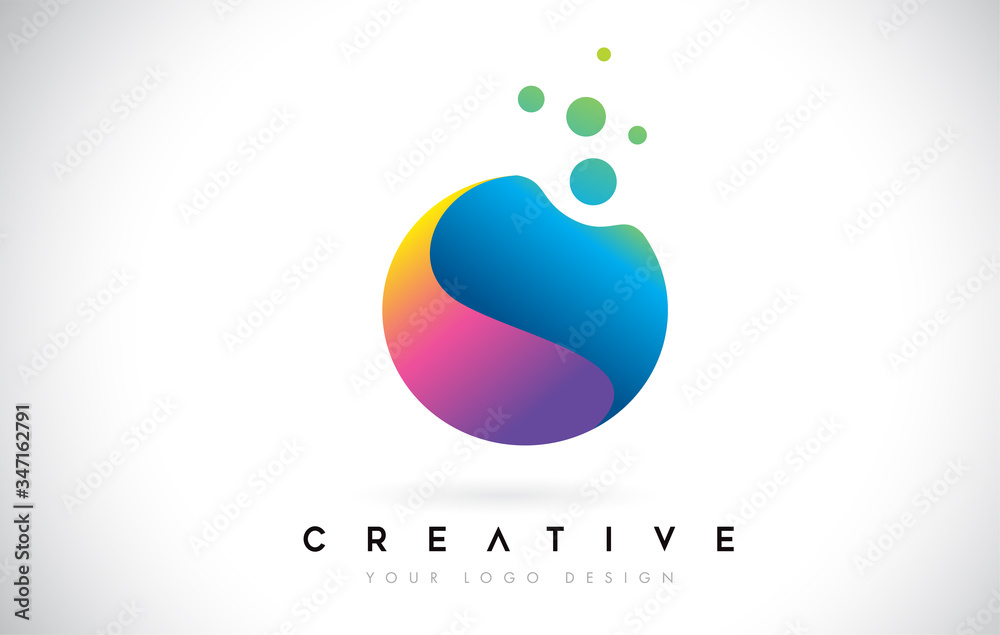 Dots Letter O Logo. O Letter Design Vector with Dots.Vector Lettering ...