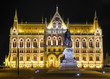 Parliament building in Budapest by night