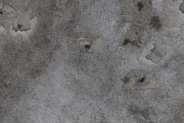 Poster - old dirty gray concrete wall. background for design