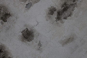 Poster -  dirty gray concrete wall.