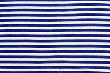 Blue And White Diagonal Stripes. Vest, Marine Backdrop.
