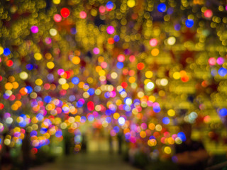 Colorful abstract bokeh lights  background.Multi color bokeh background.