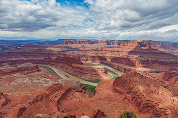 Canvas Print - The Colorado River From Dead Horse Point State Park Utah USA