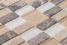 High Angle Shot Of Small Dark And Light Brown Tiles - Good For A Background