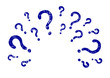 © teploleta - hand drawn doodle question marks
