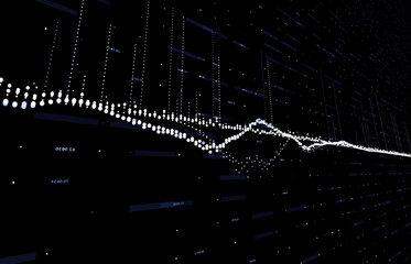 Wall Mural - Abstract backgrounds space neon lights (super high resolution)