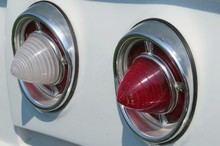 Close-up Of Vintage Car Tail Light