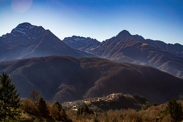  Apuan Alps, Alpi Apuani, mountain view from Paso Carpinelli, panorama, Italy, Tuscany