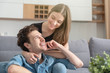 © Proxima Studio - Smiling couple spend time together at home