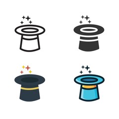 magic hat icon vector illustration design