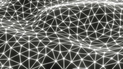 Wall Mural - Motion Graphics. 3D loop animation with 4K resolution.