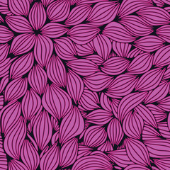 Wall Mural - Full seamless floral pattern sugar pink illustration. Halftone flower leaf design for fabric print. Suitable for fashion use.