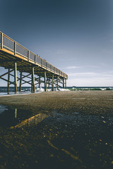 Wall Mural - A pier at the beach